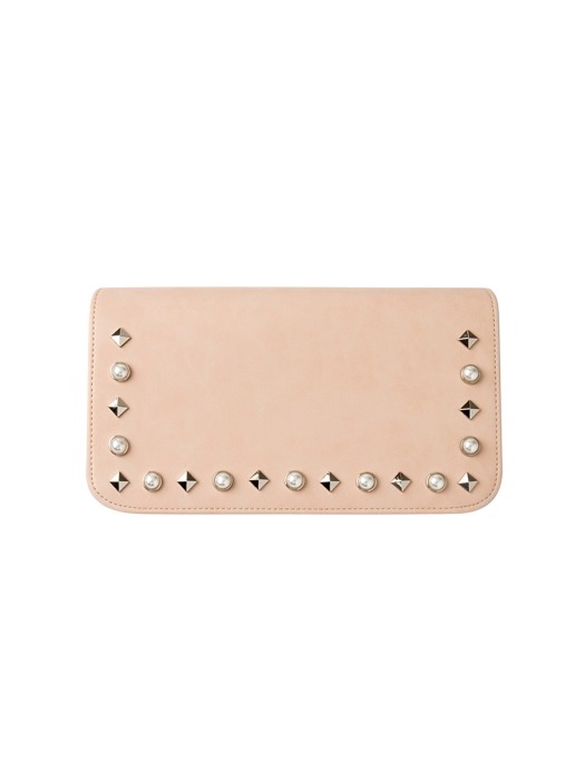 Pearl Stud Flap[진주찡] _ Pink