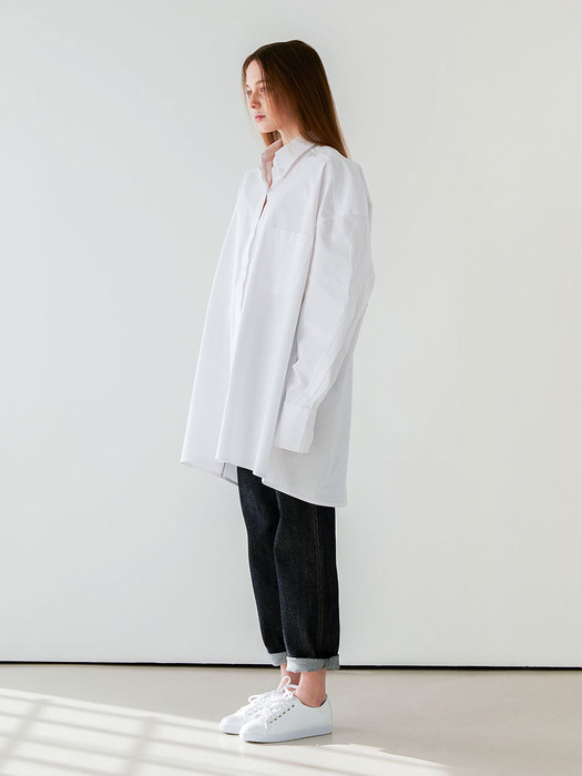 Overfit Shirt_White
