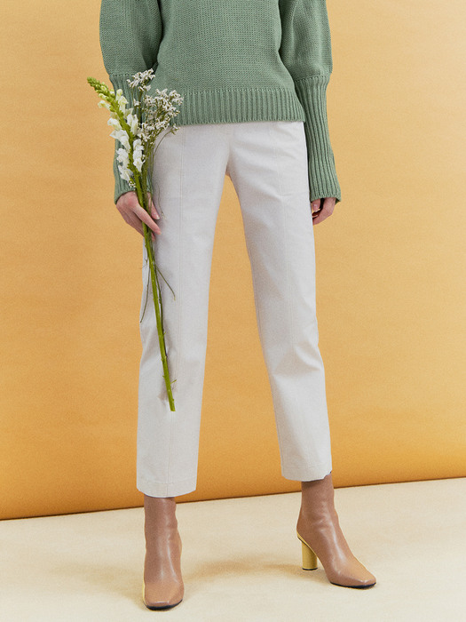 [Classy Cotton] Three-Button Blazer + Straight Trousers SET