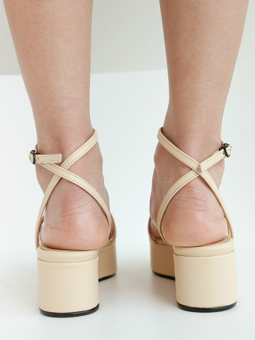 Strappy Platform Sandals | Egg