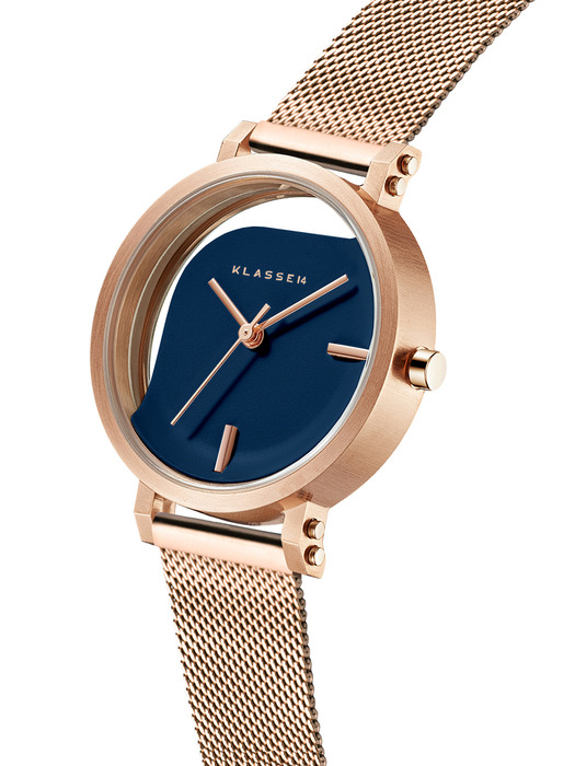 IMPERFECT ANGLE ROSE GOLD BLUE 32mm - WIM20RG018W