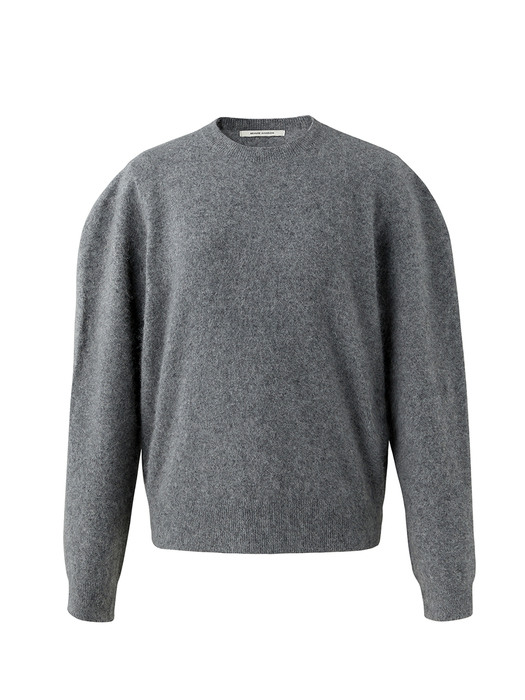 [BE:able] Raccoon blended pullover - Charcoal