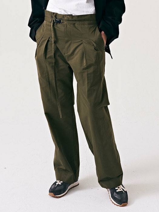 Fidlock® Belt Pleats Pants - Khaki