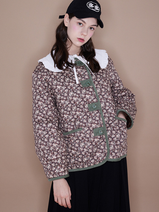 Quilting Jacket[Brown]