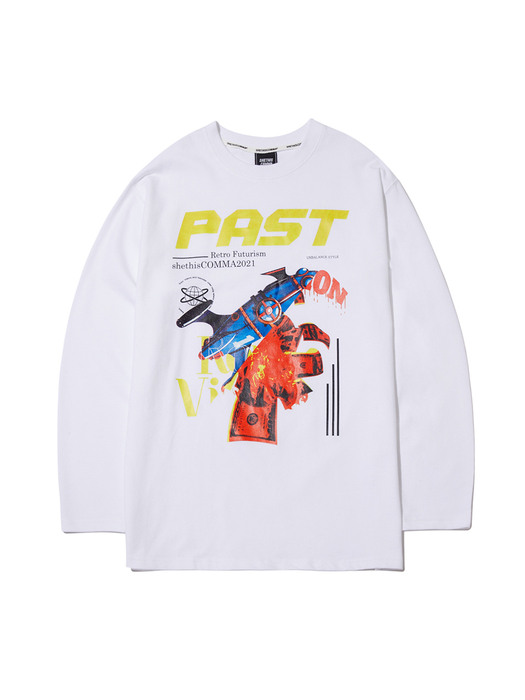 PAST ROCKET T(WHITE)