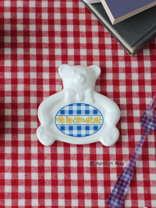 My Bear - 곰돌이 수저받침(베이직&패턴 선택, 5 color)