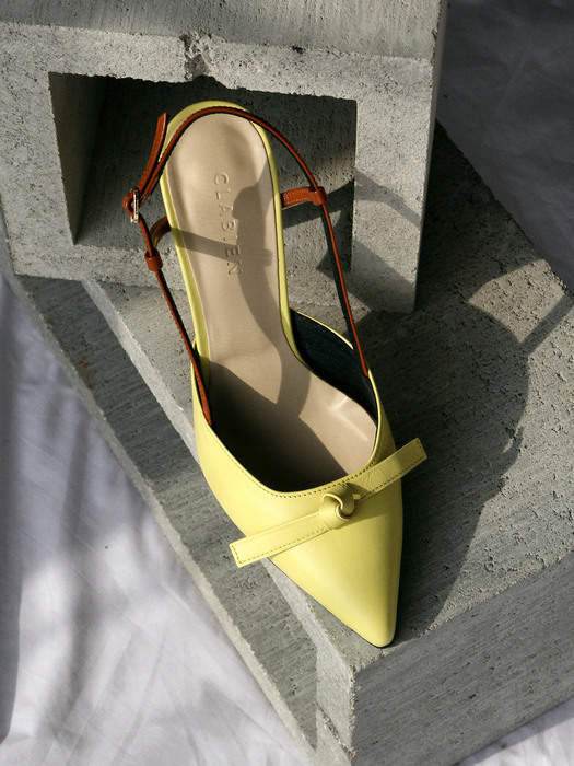 THE muse slingback pumps_cb0028_yellow