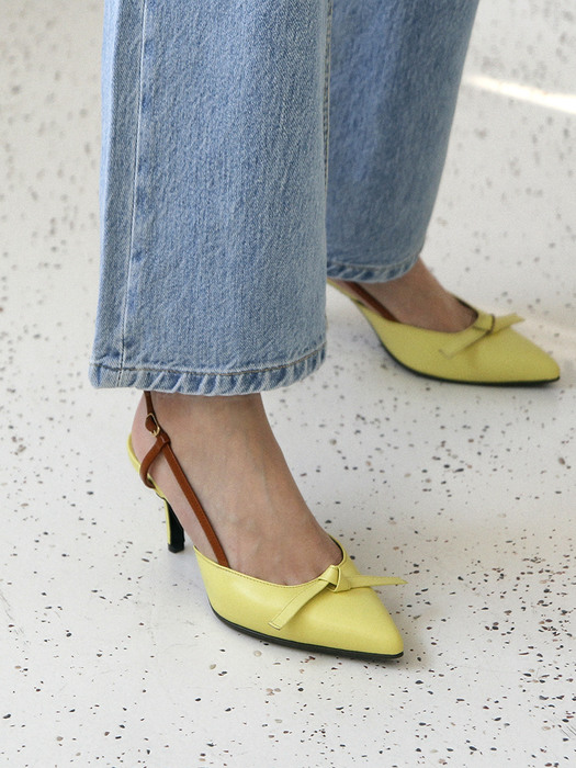 THE muse slingback pumps_cb0028_yellow