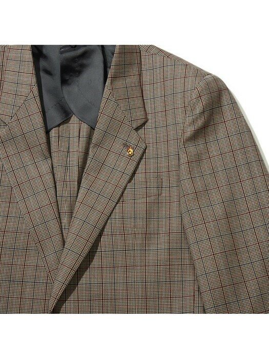 newtro retro check suit jacket_CWFBM20337BEX