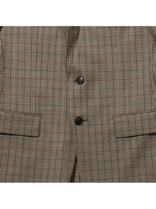 newtro retro check suit jacket_CWFBM20337BEX