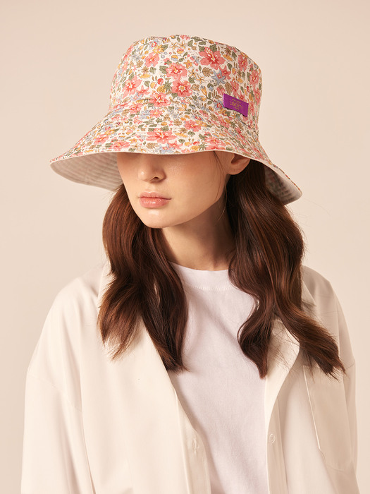 2-Way Reversible Bucket Hat (Aloha Pink)