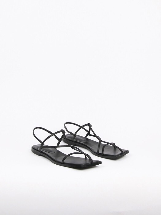 Yves Sandals Leather Black