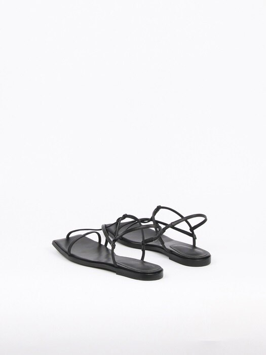 Yves Sandals Leather Black