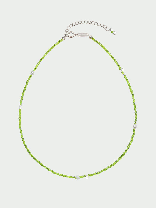 Slurpee_green apple Necklace