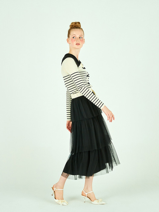 CAN-CAN TULLE SKIRT - BLACK