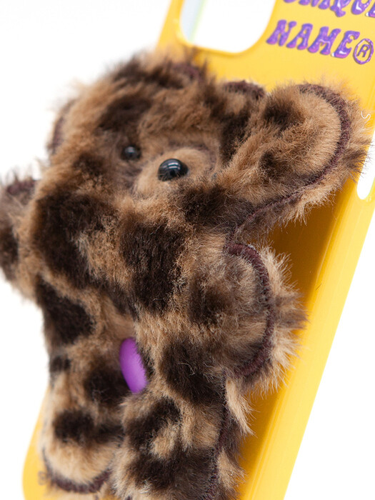 SUN CASE LEOPARD FUR BEAR YELLOW