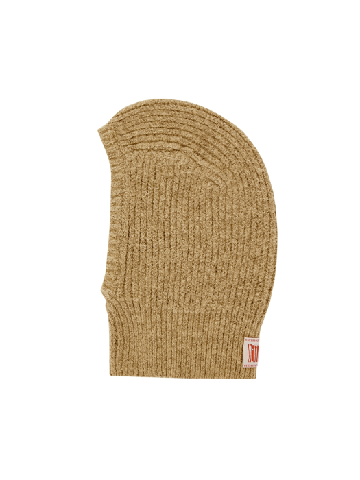 KNIT BALACLAVA_CAMEL