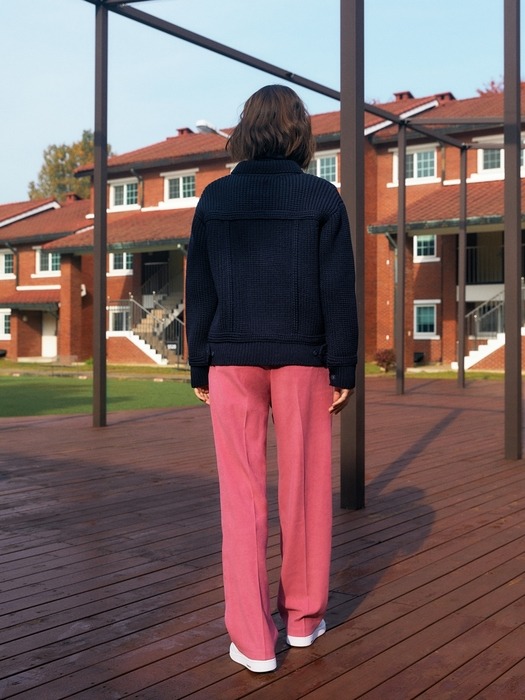 TWO TUCKS RELAXED FIT PANTS_PINK