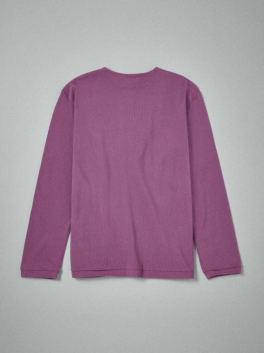Half zip shirt in Lavender