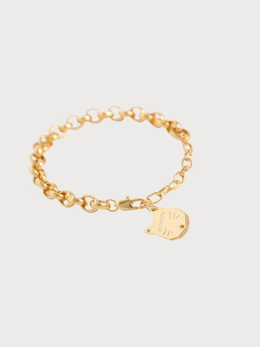 no.77 bracelet gold