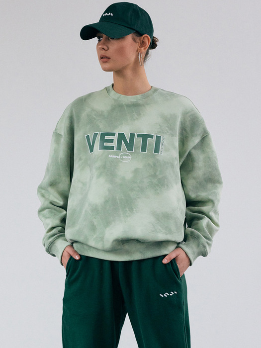 VENTI TIE-DYE SWEATSHIRT 그린