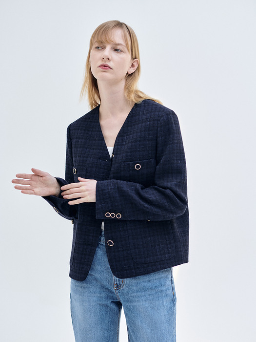 22SN tweed crop jacket [NA]