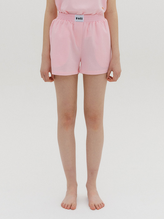 (Women) Essential PJ Shorts Light Pink