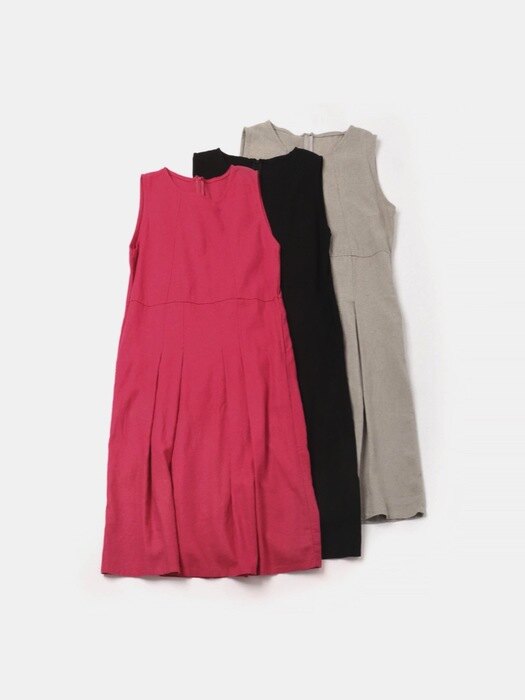 Premium Stitch Gather Dresses - 3color