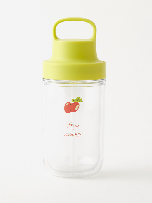 [X ABANG] Summer Graphic Straw Bottle_2color