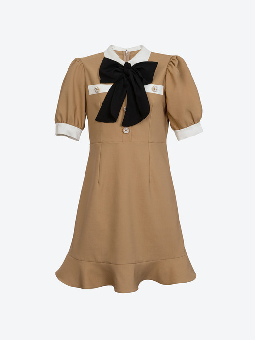 Sailor-Collar Tencel Mini Dress_UWS-SS02