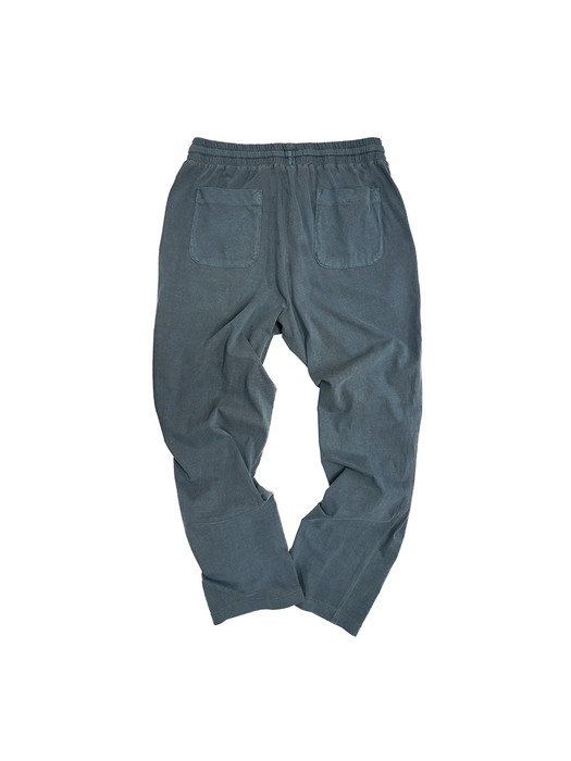 supima cotton sweat pants - blue