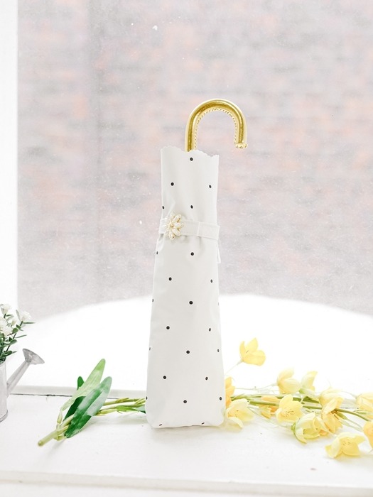 wpc양산 플라워 포인트 암막 UV차단 3단양산 801-18020-102