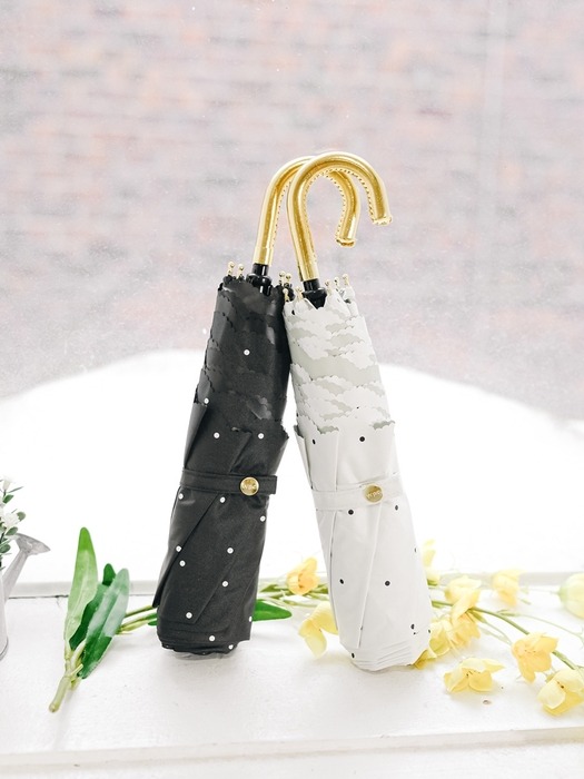 wpc양산 플라워 포인트 암막 UV차단 3단양산 801-18020-102