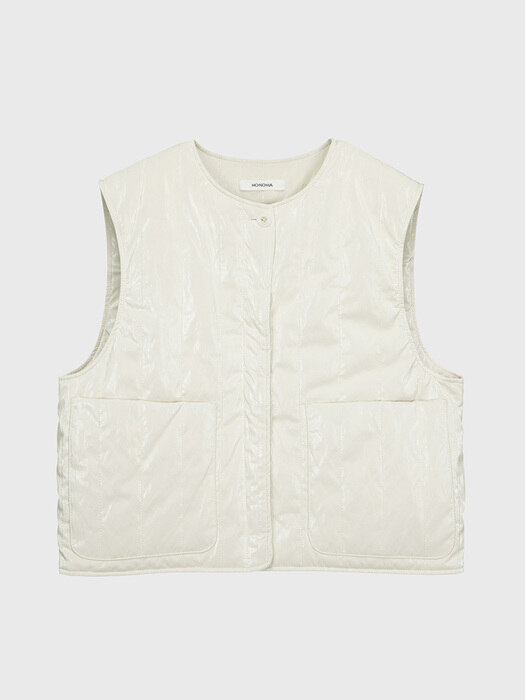 Shiny eco vest (2COLOR)