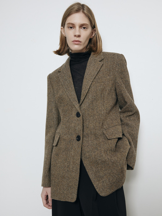 Semi-oversized Wool Jacket