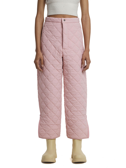 Quilted Pants_Pink
