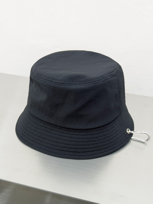 [snap hook]nylon eyelet loop bucket hat