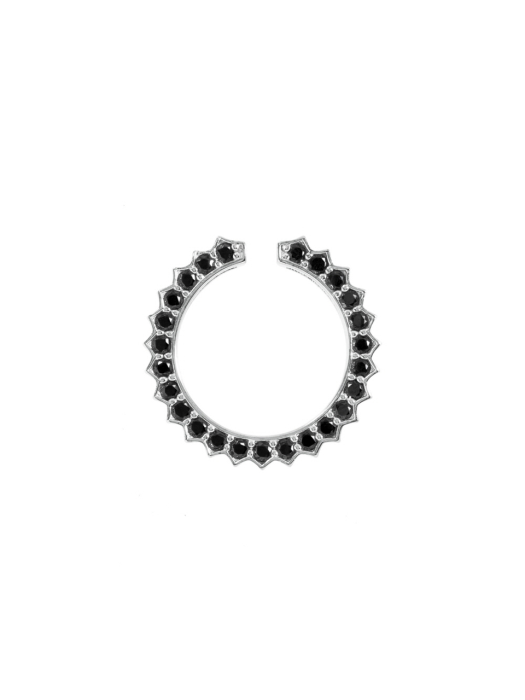 Solar Circle Black Ring ( S925 )