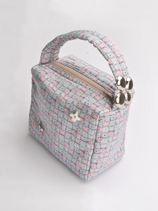 Flower mini bag - Pink Blue