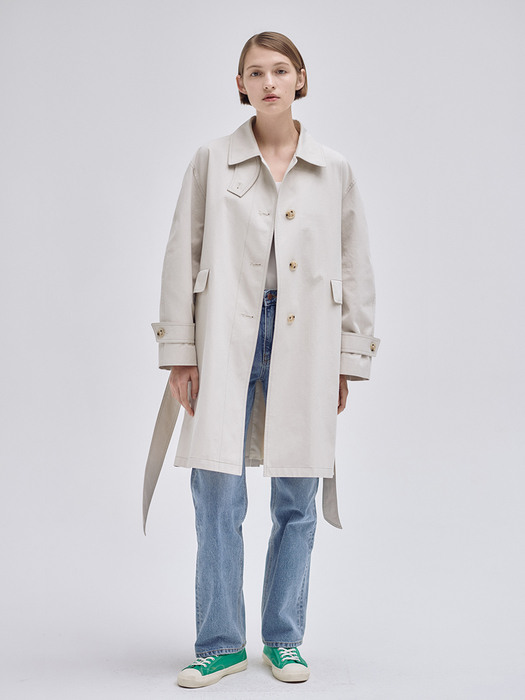 23SN half trench coat [IV]