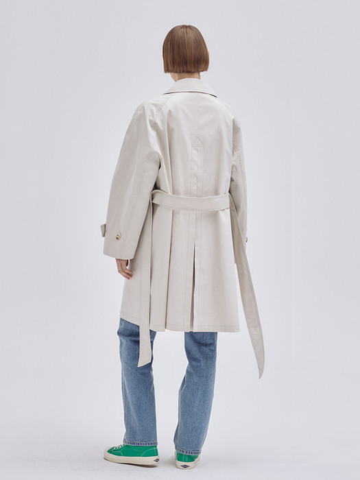 23SN half trench coat [IV]