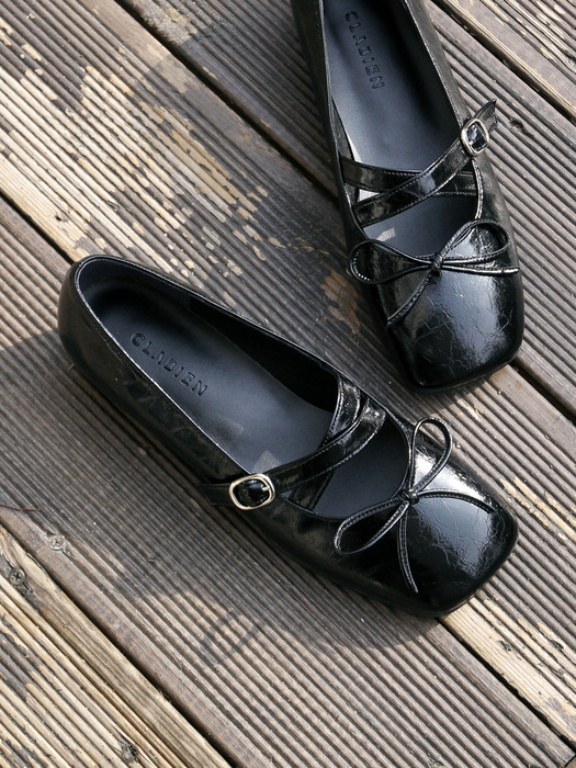 ellie x-strap flat shoes_CB0097(3colors)