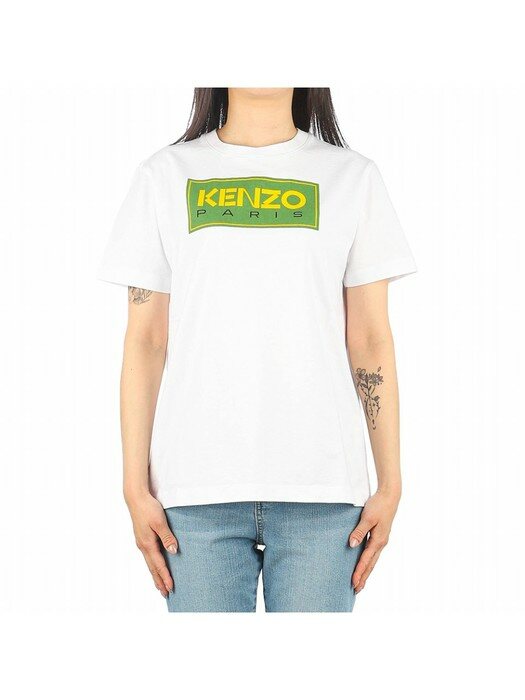 23SS (2TS010 4SY 01) 여성 PARIS 반팔 티셔츠