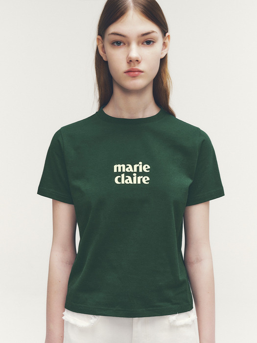 마리끌레르 로고 나염 티셔츠(MODBTS12M4)