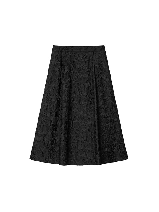 Flor Jacquard Tuck Skirt VC2333SK006M