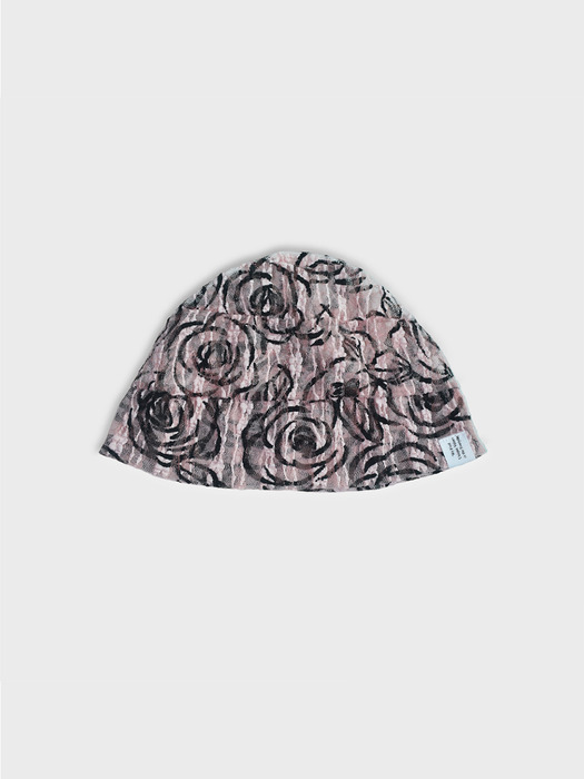 Floral SUMMER Hat (ROSE PINK)
