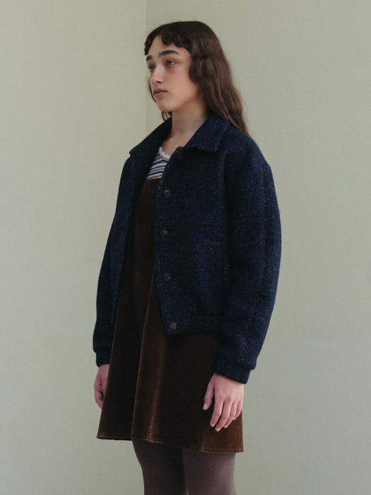 Via Hines wool Jacket (Navy)