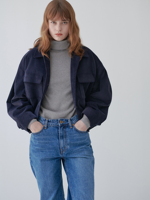 23FN corduroy crop jacket [NA]