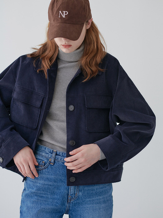 23FN corduroy crop jacket [NA]