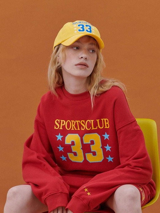 Sportsclub Star Sweatshirt (RED)